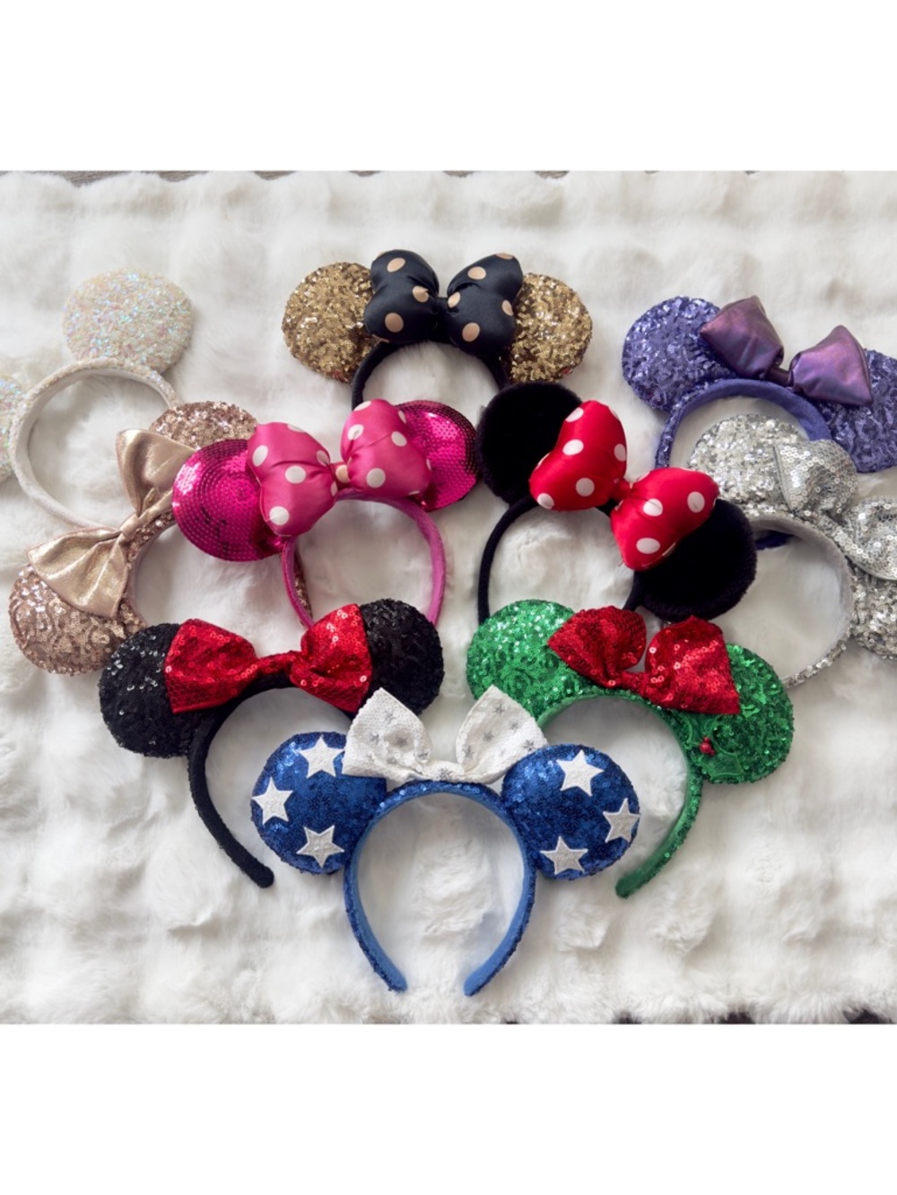 Disney Mickey Minnie Mouse Ears Bundle 10 Ears